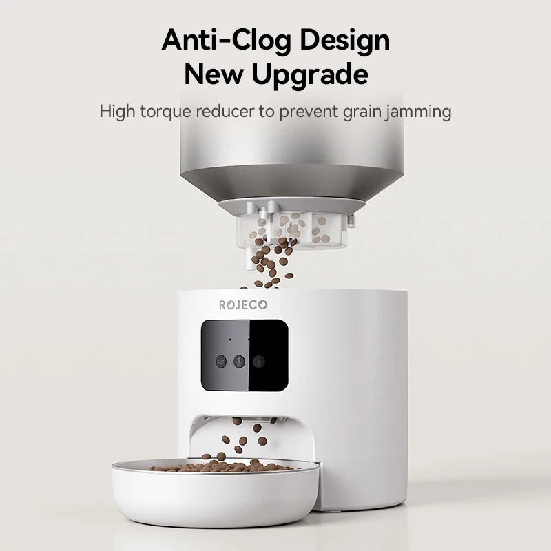 ROJECO 4.5L Smart Automatic Cat Feeder