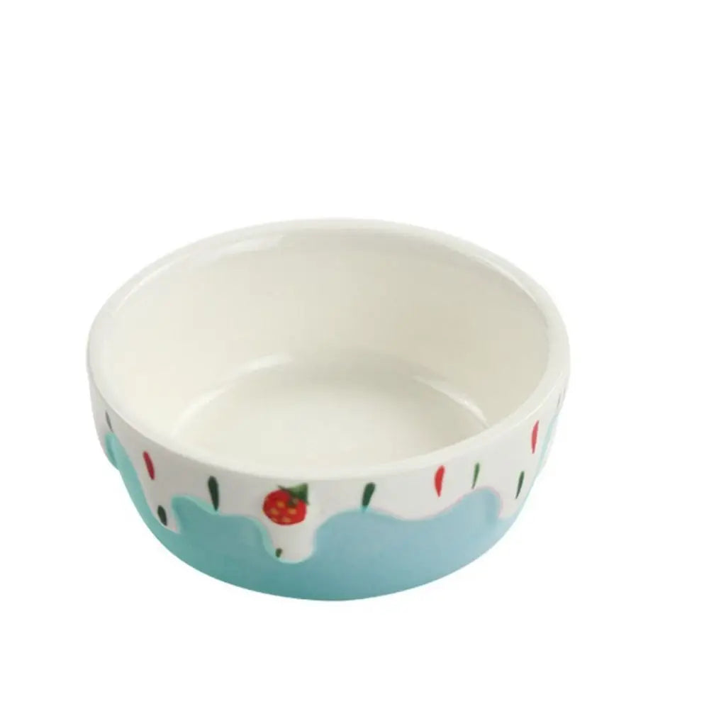 Ceramic Small Pet Food & Water Bowl