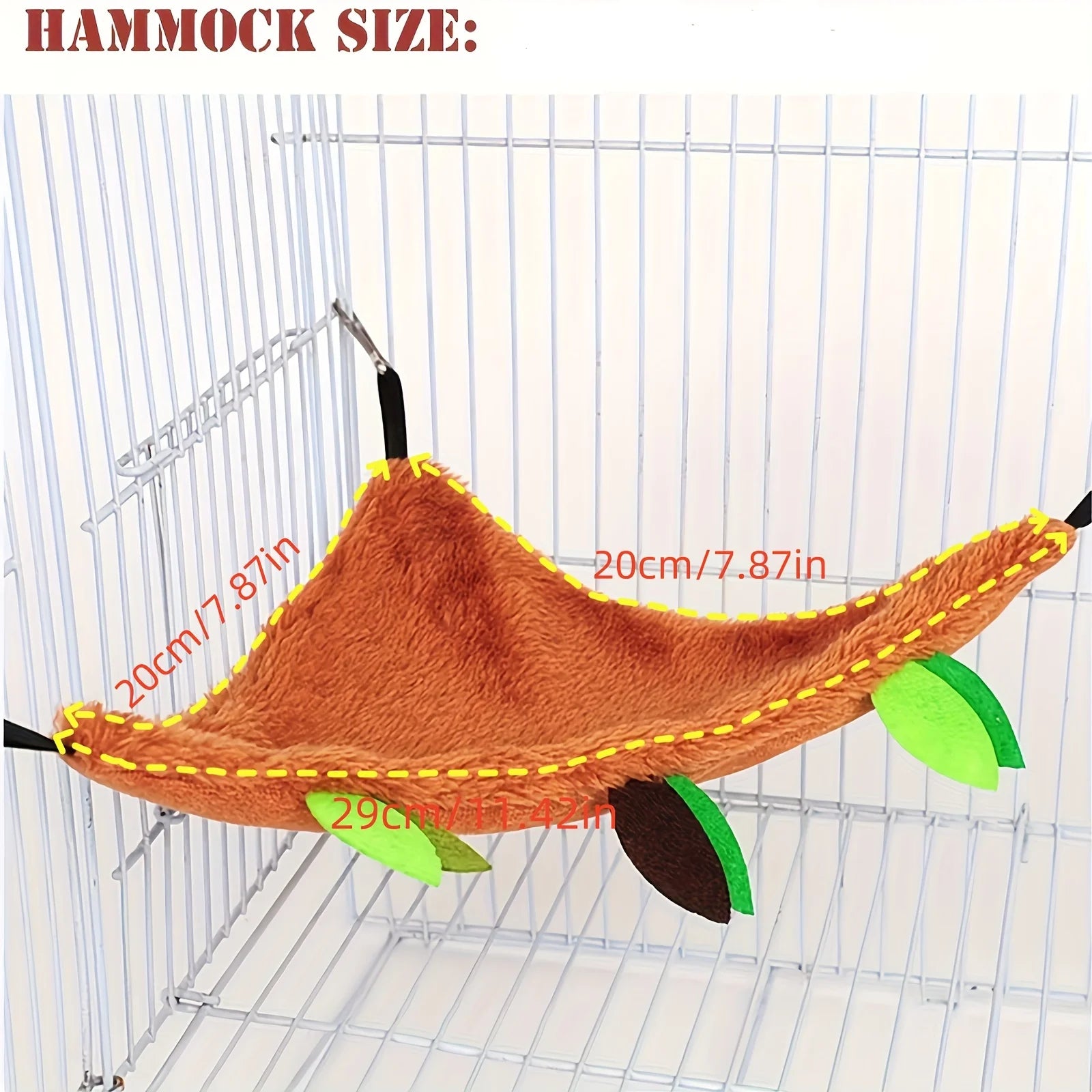 Plush Hamster Hammock & Nest Set (5pcs)
