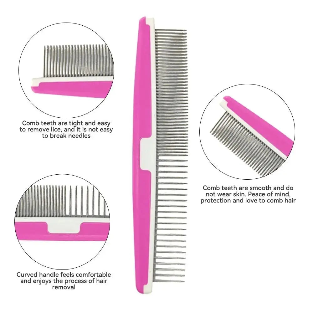 Stainless Steel Grooming Pin Comb