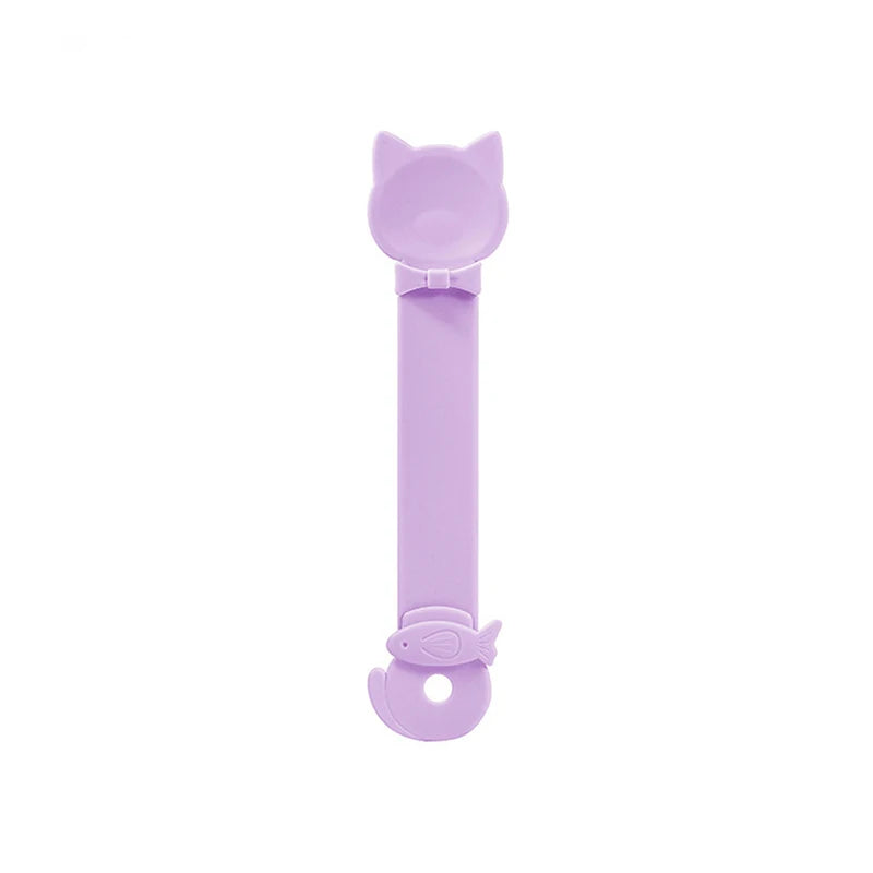 Long-Handle Cat Treat Feeder Spoon