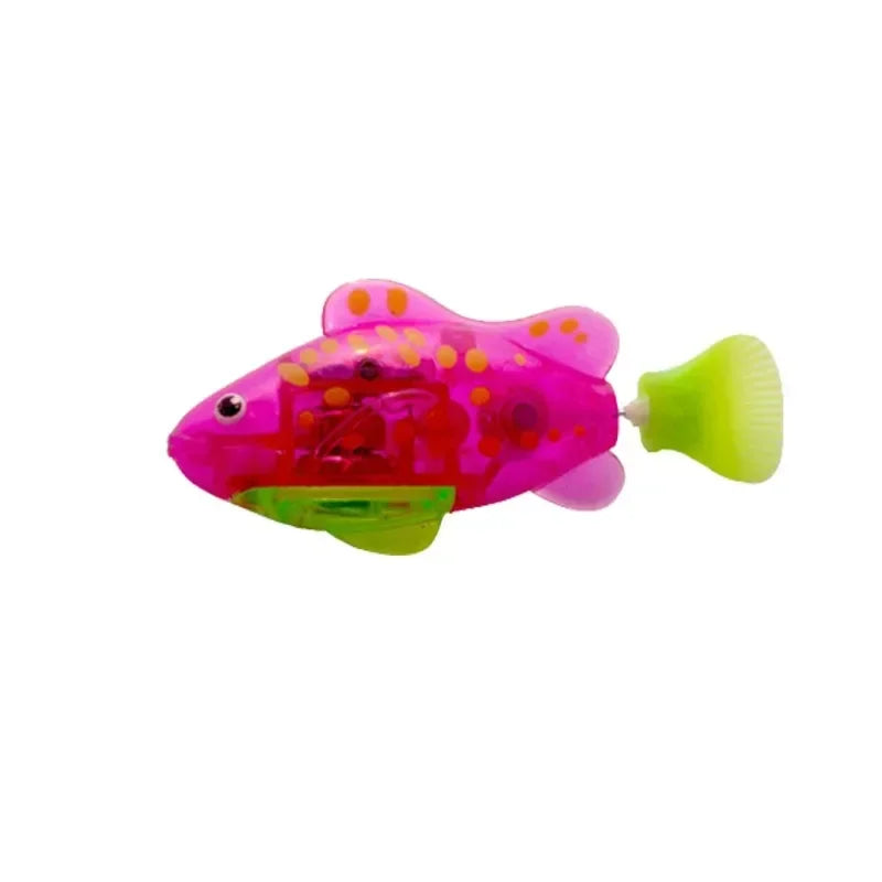 LED Interactive Robot Fish Cat Toy