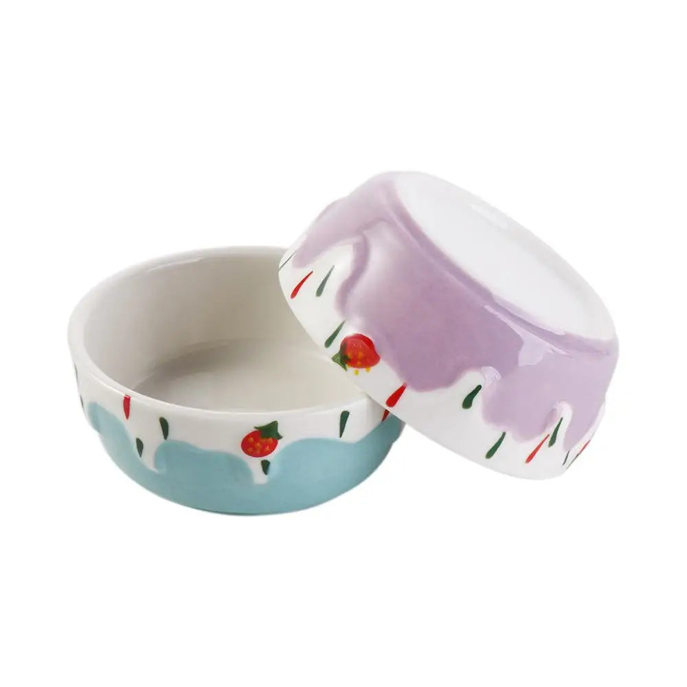 Ceramic Small Pet Food & Water Bowl