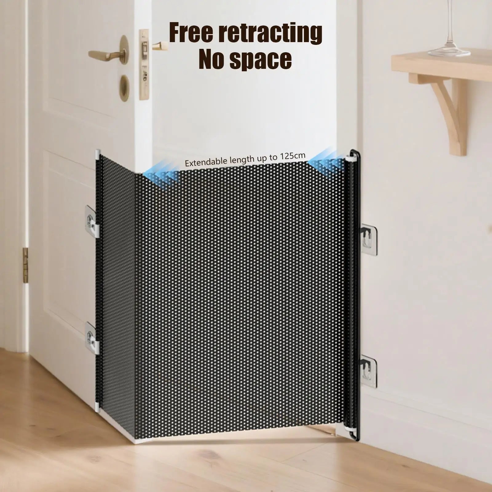 Retractable Mesh Dog Gate
