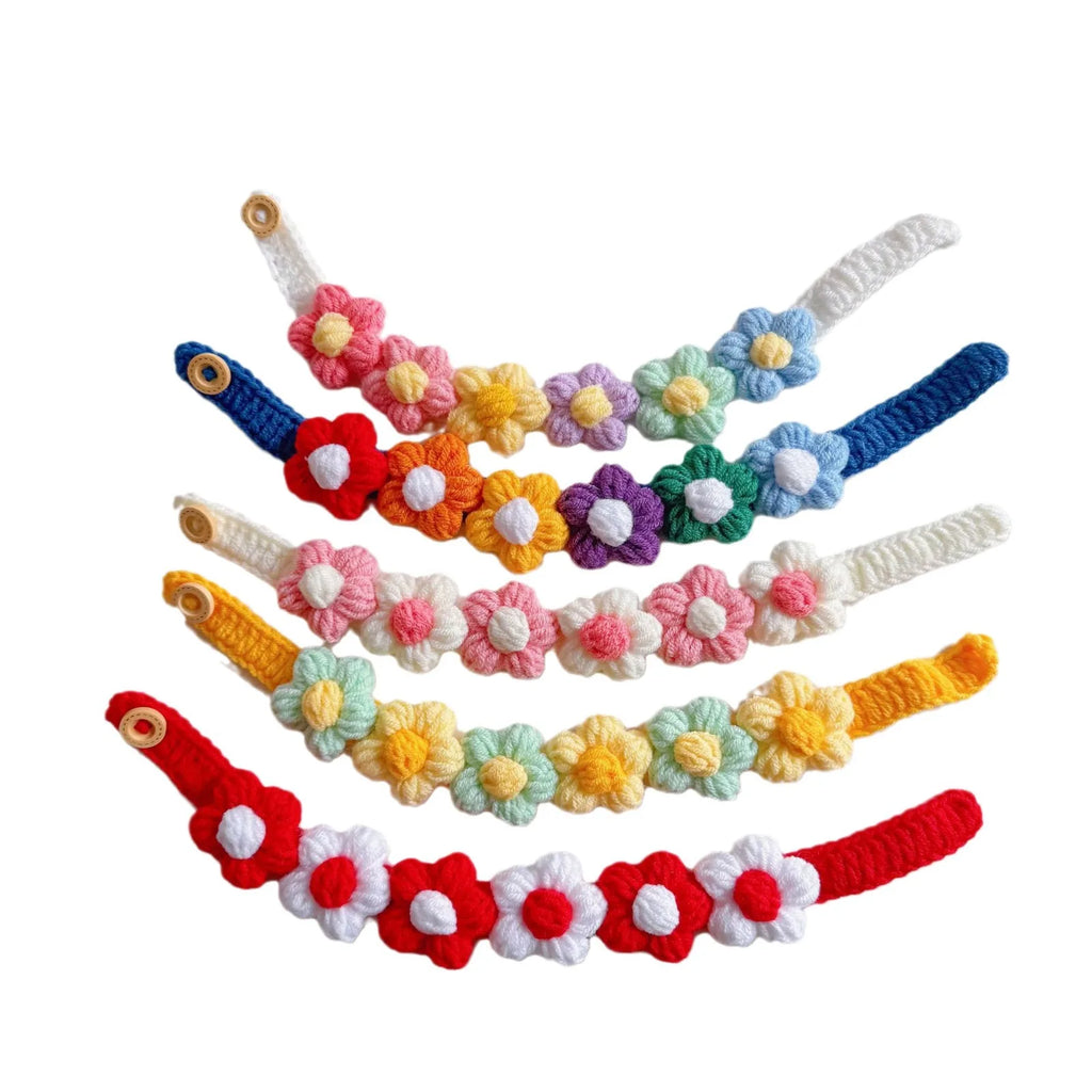 Knit Cat & Dog Collar Bib