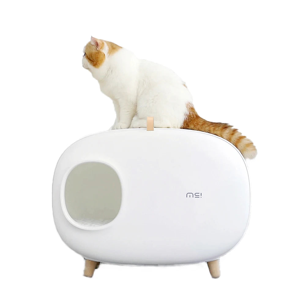 Fully Enclosed Cat Litter Box