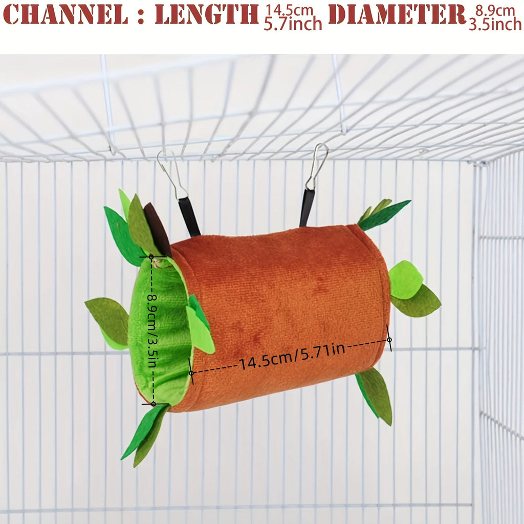 Plush Hamster Hammock & Nest Set (5pcs)