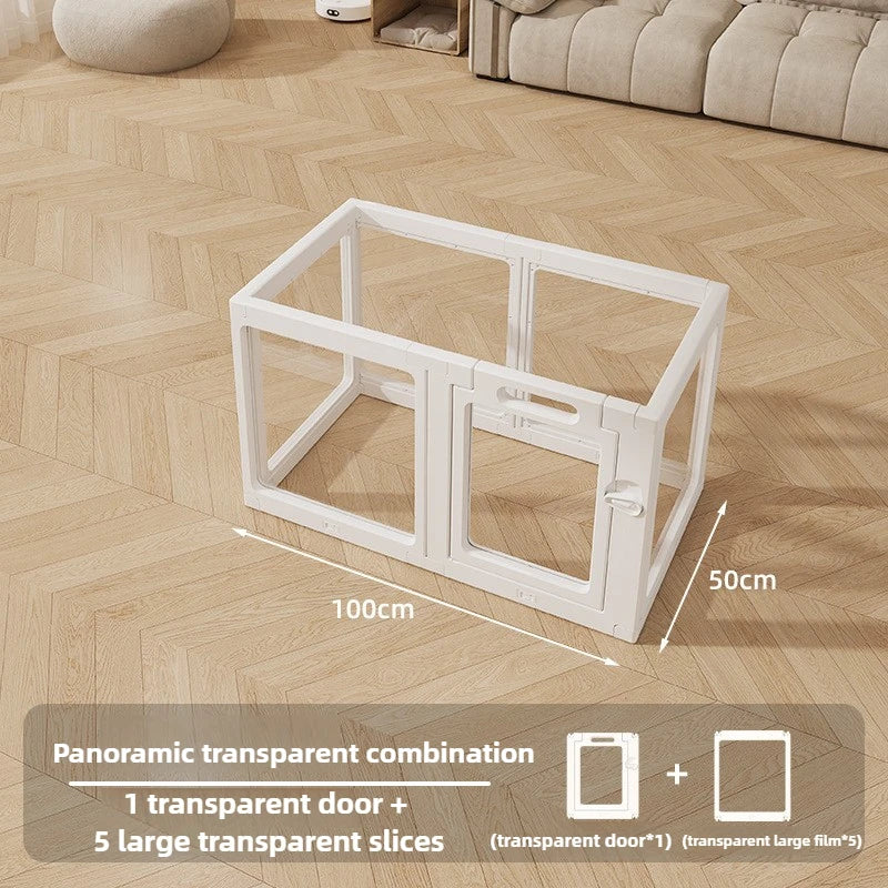 Acrylic Indoor Dog Playpen