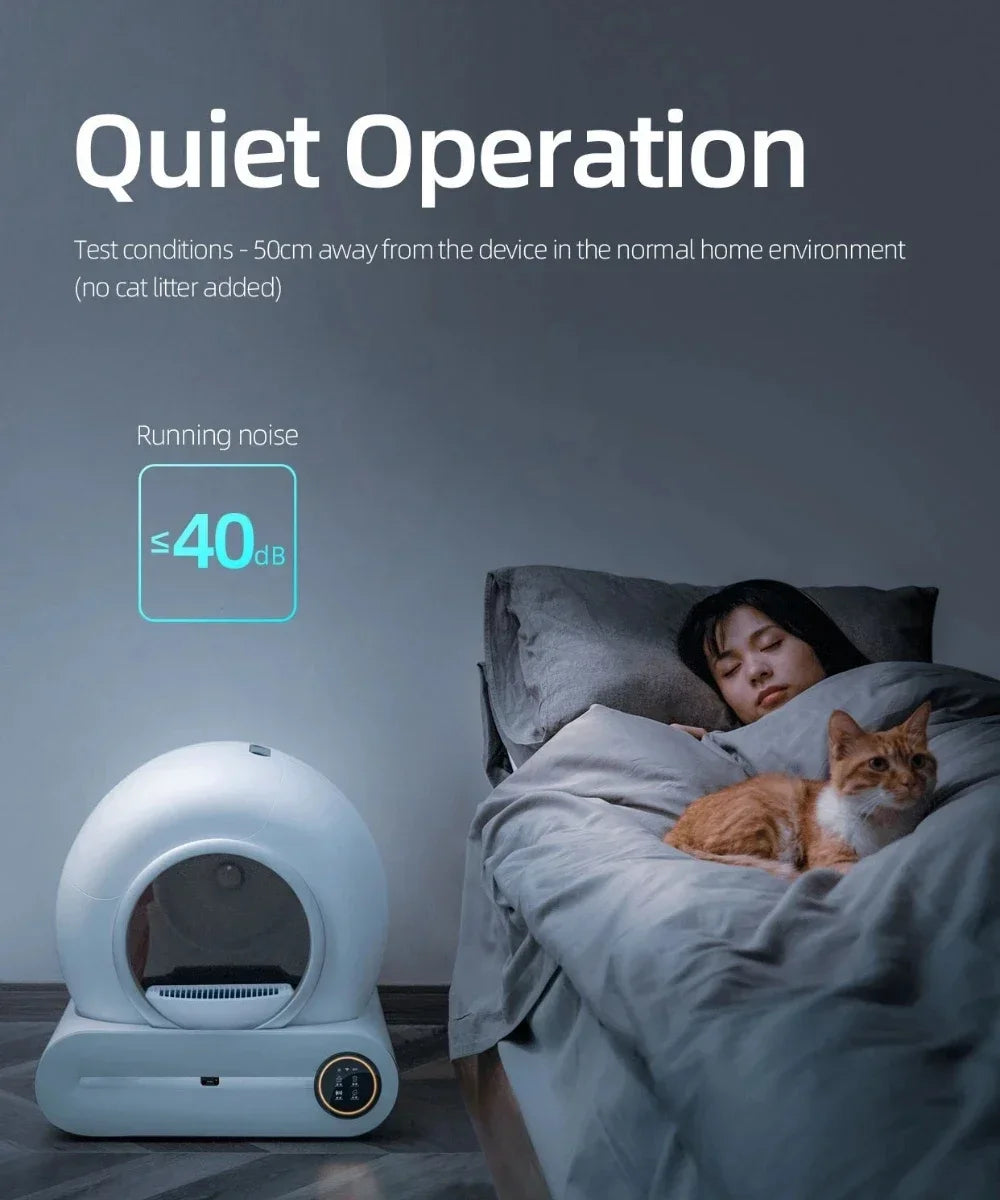 Smart Self-Cleaning Cat Litter Box