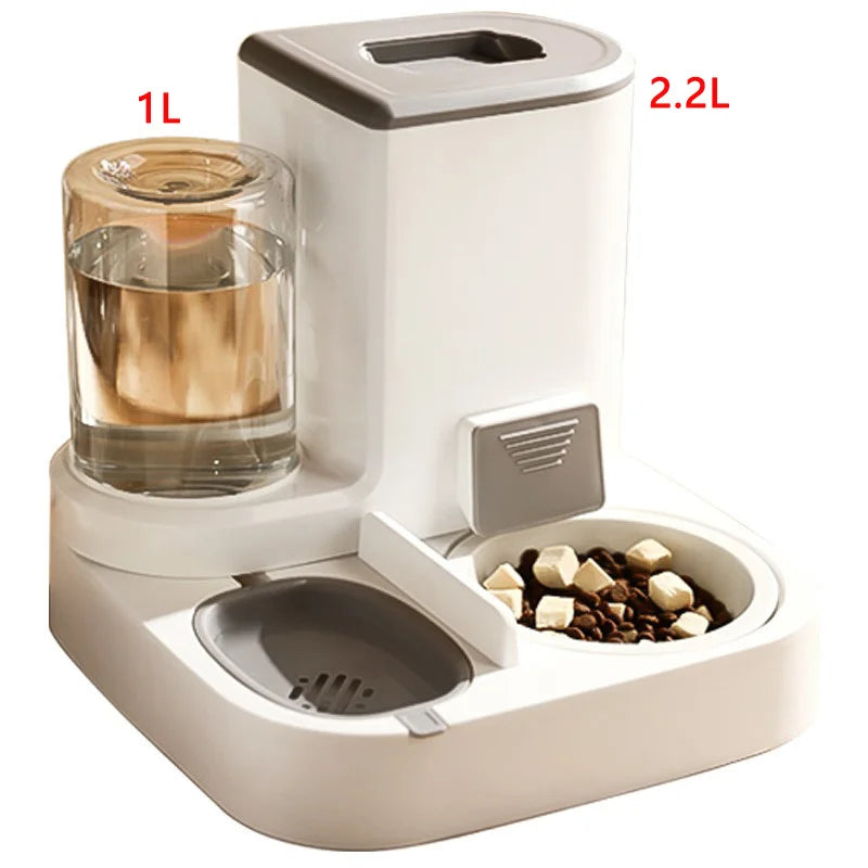 Gravity Pet Feeder & Water Dispenser