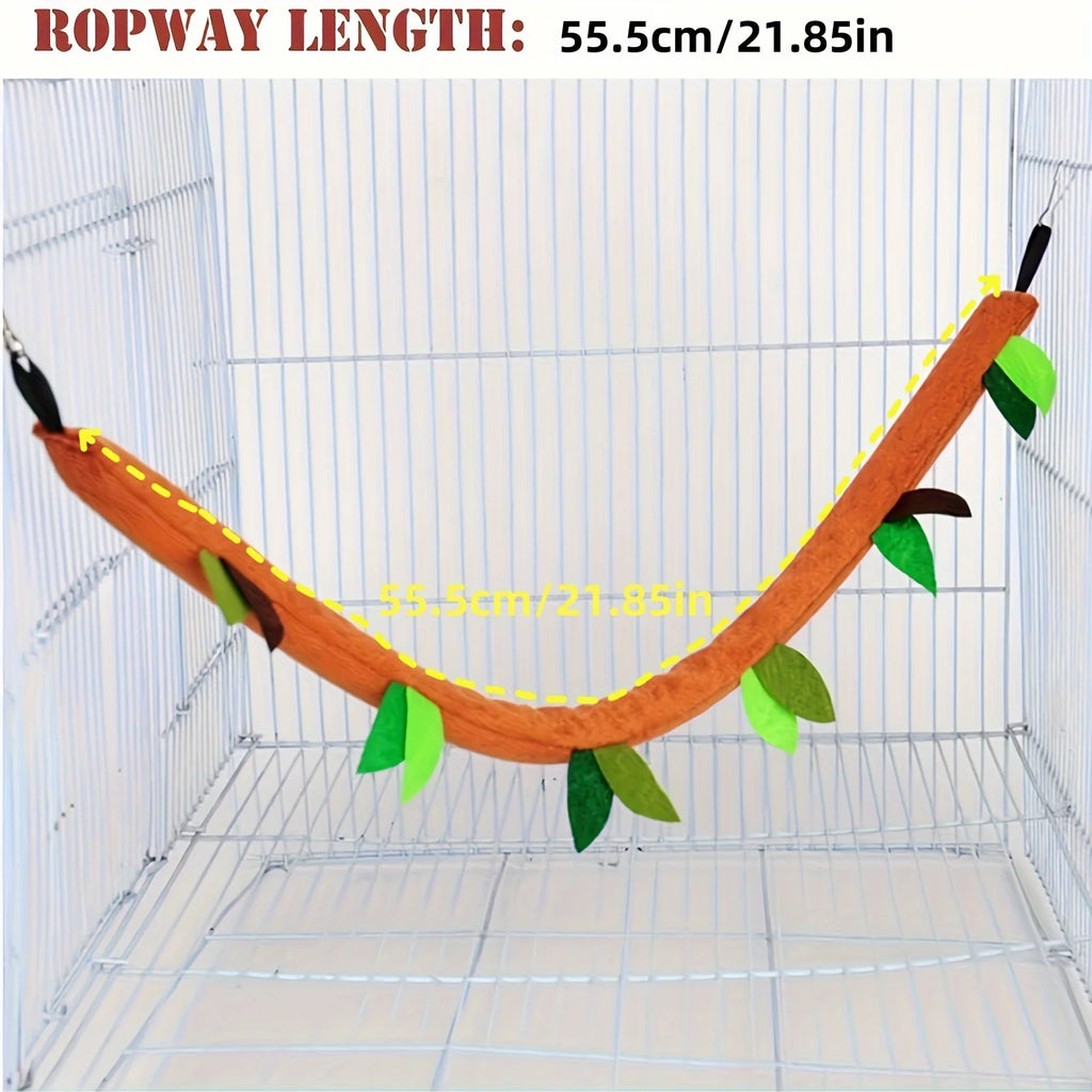 Plush Hamster Hammock & Nest Set (5pcs)