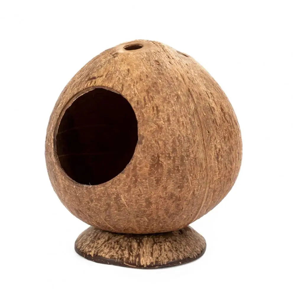Coconut Shell Hamster Hideout House