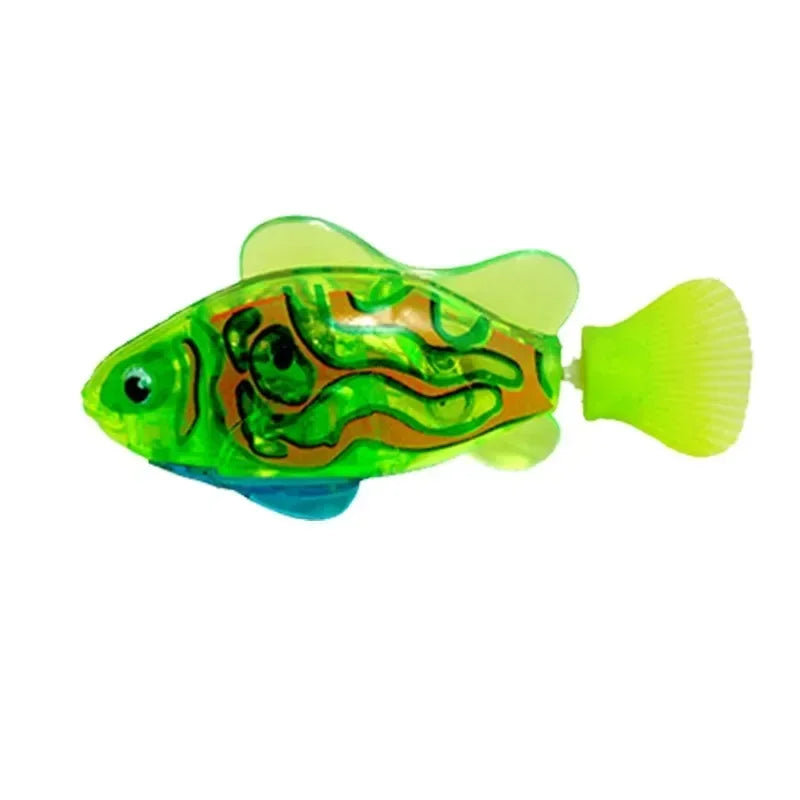 LED Interactive Robot Fish Cat Toy