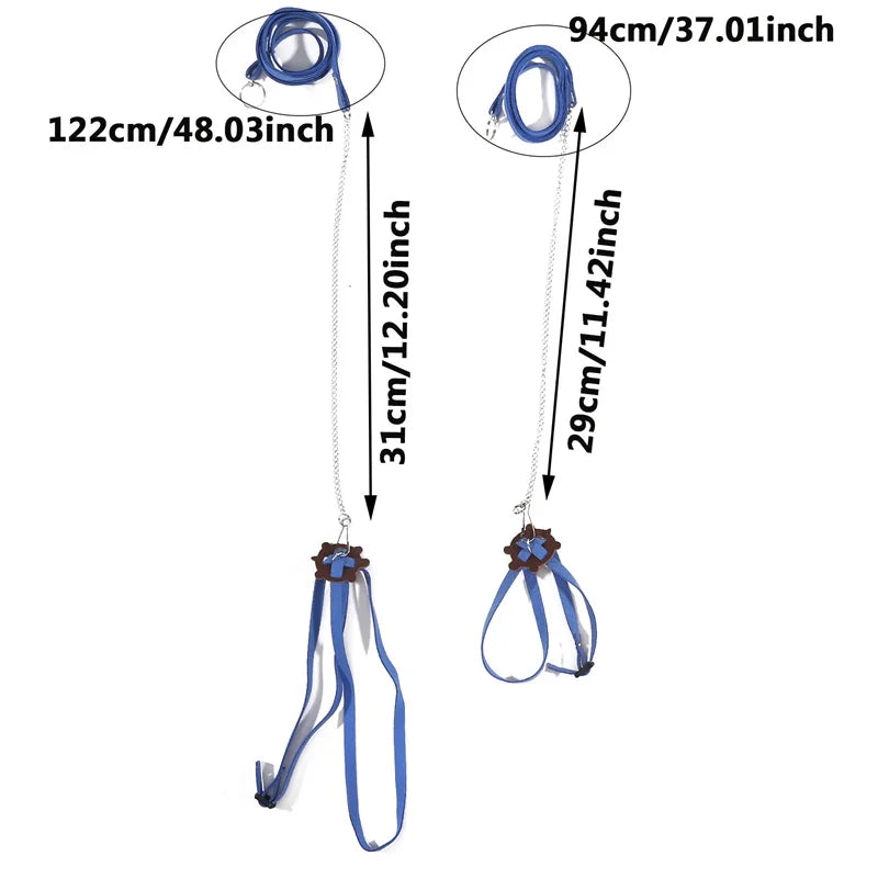 Small Pet Outdoor Traction Rope & Leash