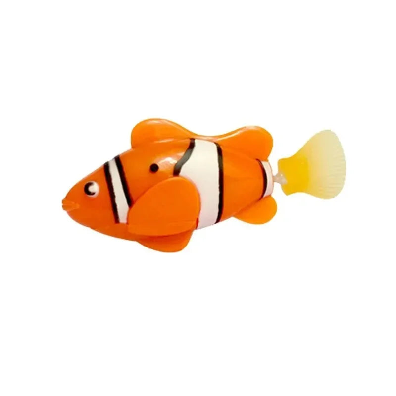LED Interactive Robot Fish Cat Toy