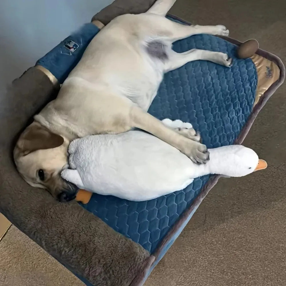 Plush Goose Dog Toy