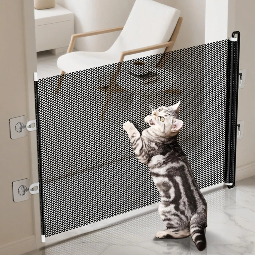 Retractable Mesh Dog Gate