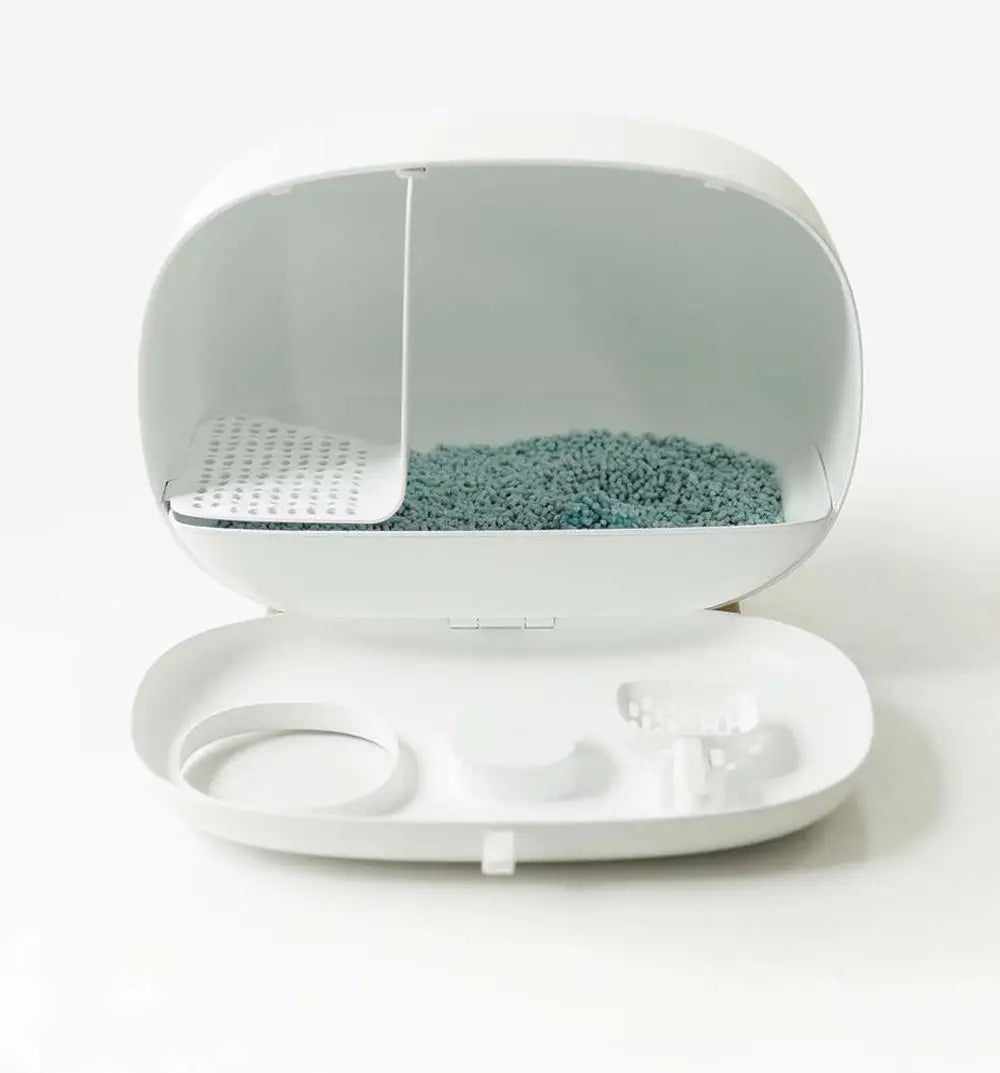 Fully Enclosed Cat Litter Box