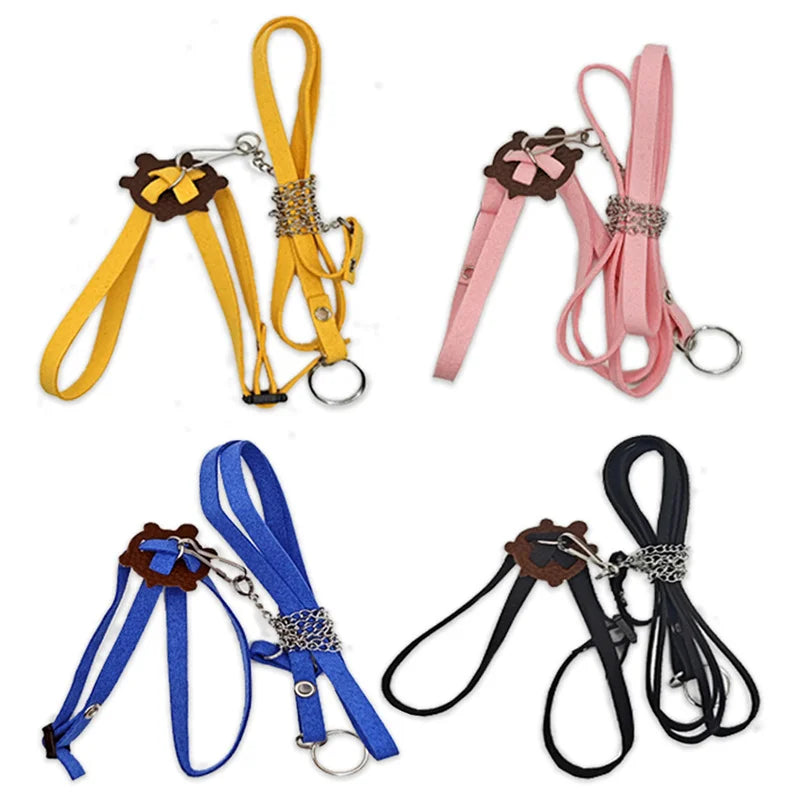 Small Pet Outdoor Traction Rope & Leash