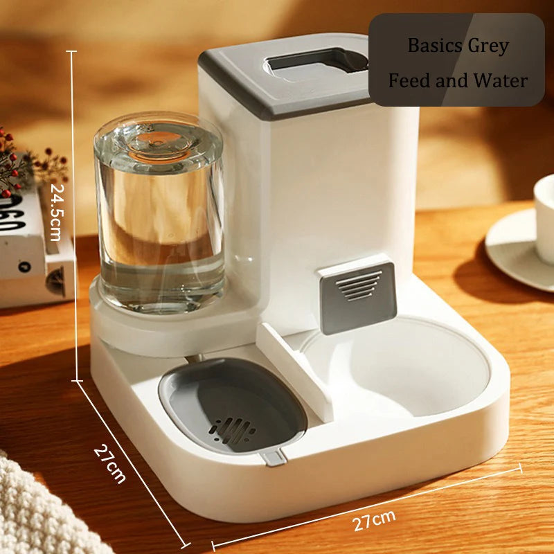 Gravity Pet Feeder & Water Dispenser