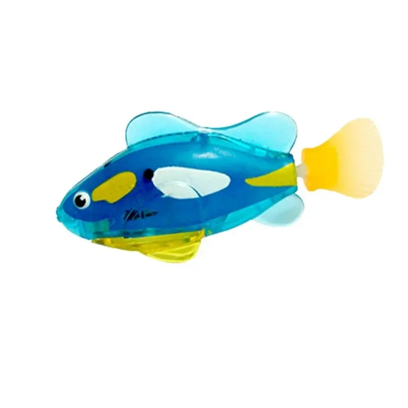 LED Interactive Robot Fish Cat Toy