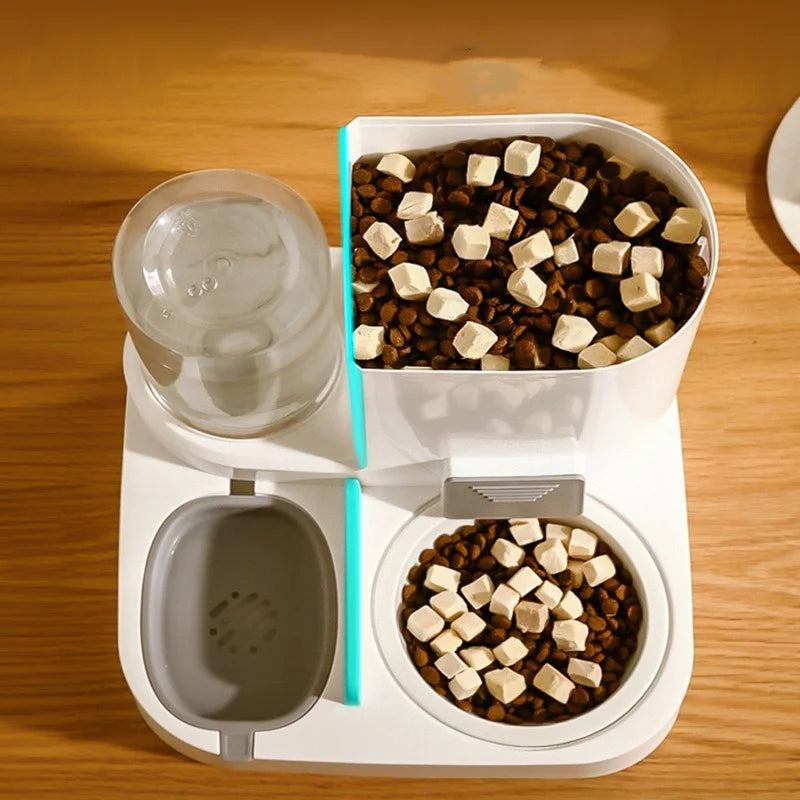 Gravity Pet Feeder & Water Dispenser