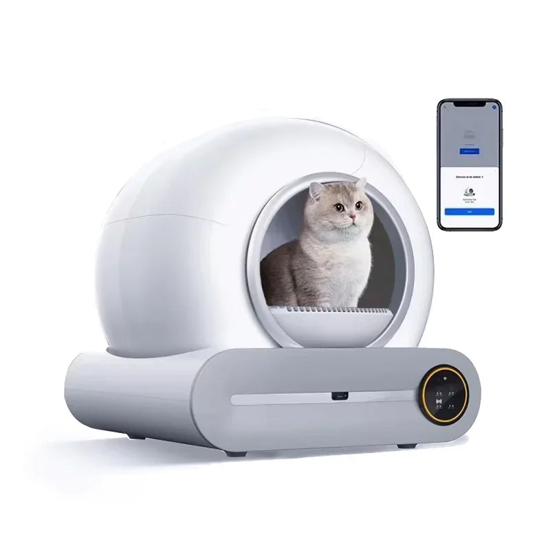 Smart Self-Cleaning Cat Litter Box