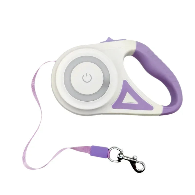 LED Retractable Dog Leash