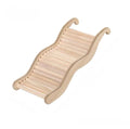 Wooden Wave Staircase & Slide for Small Pets