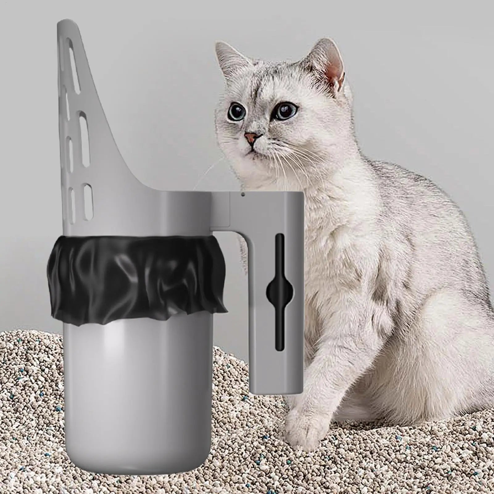 Cat Litter Scoop with Holder