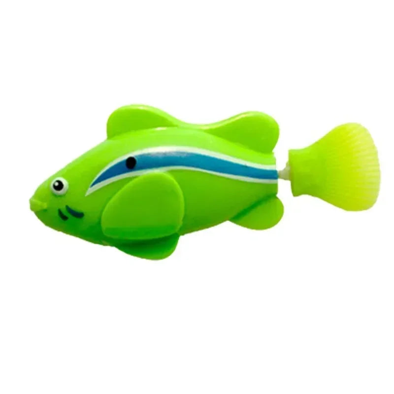 LED Interactive Robot Fish Cat Toy