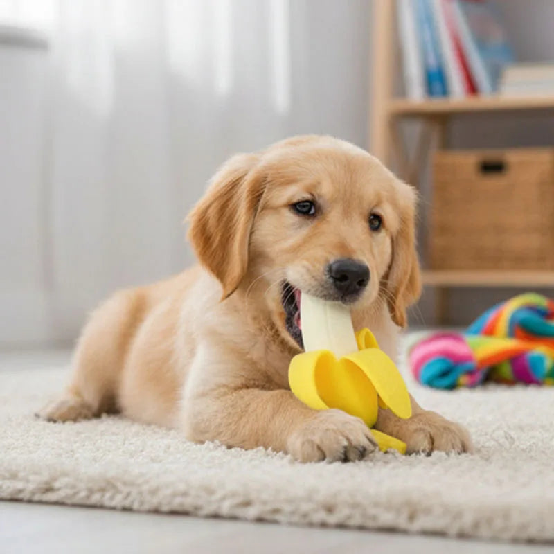Banana Chew Toy for Dogs & Cats