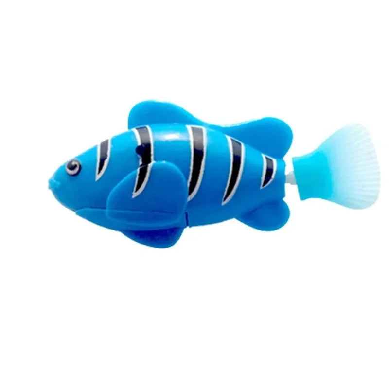 LED Interactive Robot Fish Cat Toy