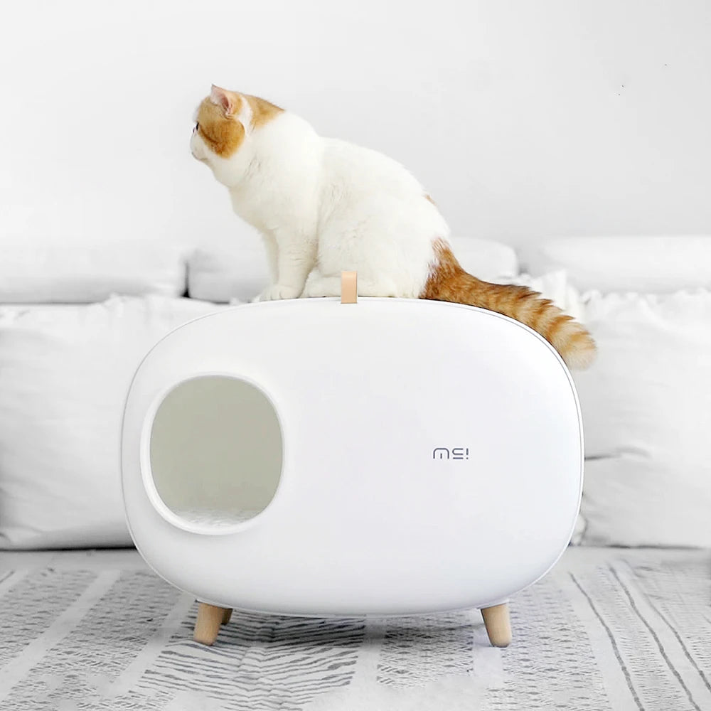 Fully Enclosed Cat Litter Box