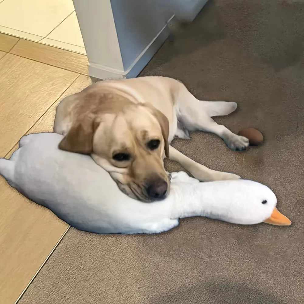 Plush Goose Dog Toy
