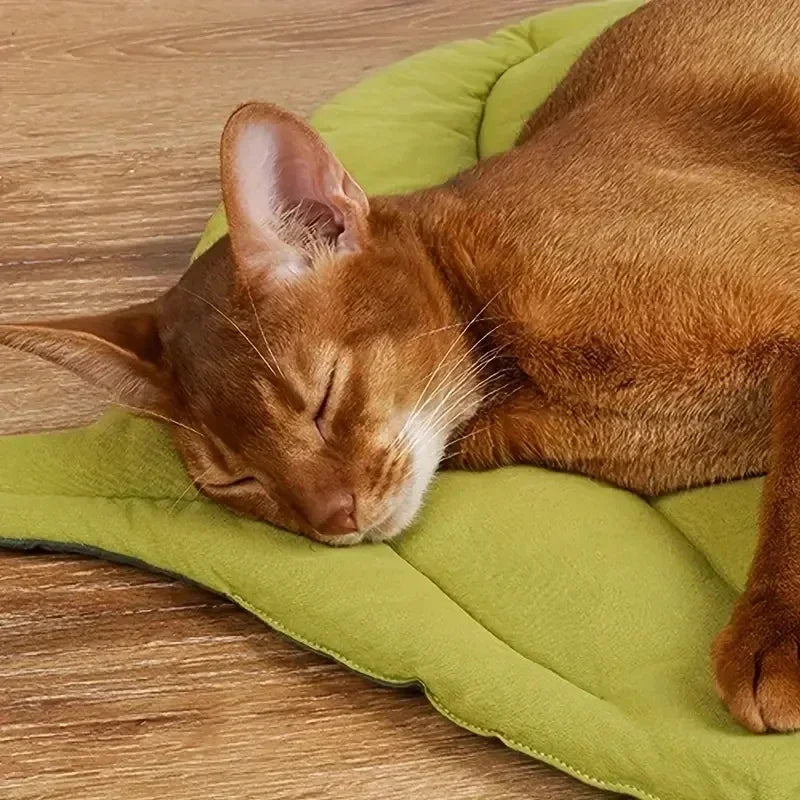 Leaf-Shape Pet Bed Mat