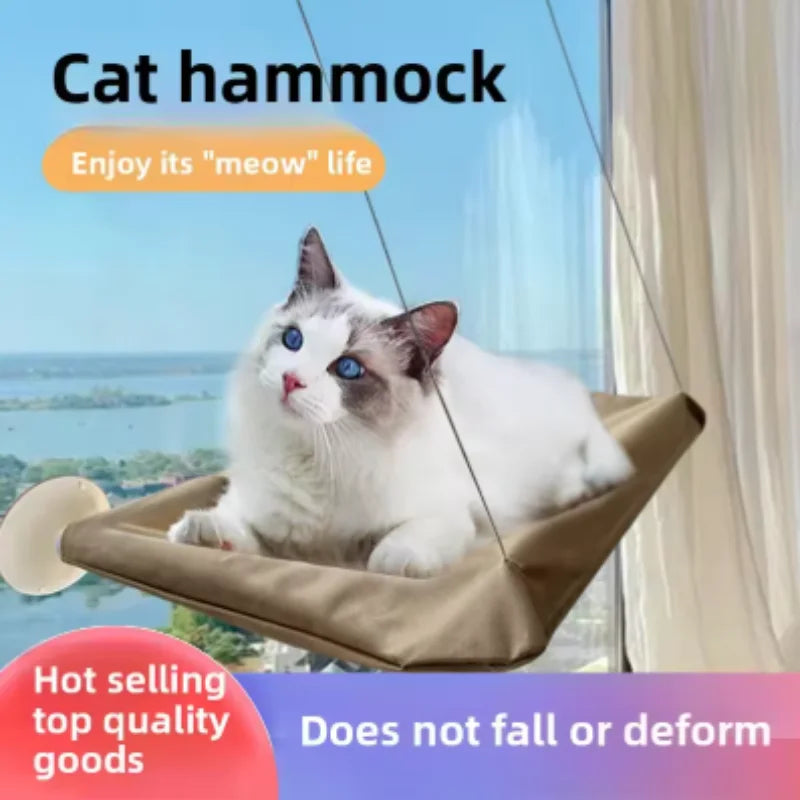 Cat Window Hammock & Climbing Frame