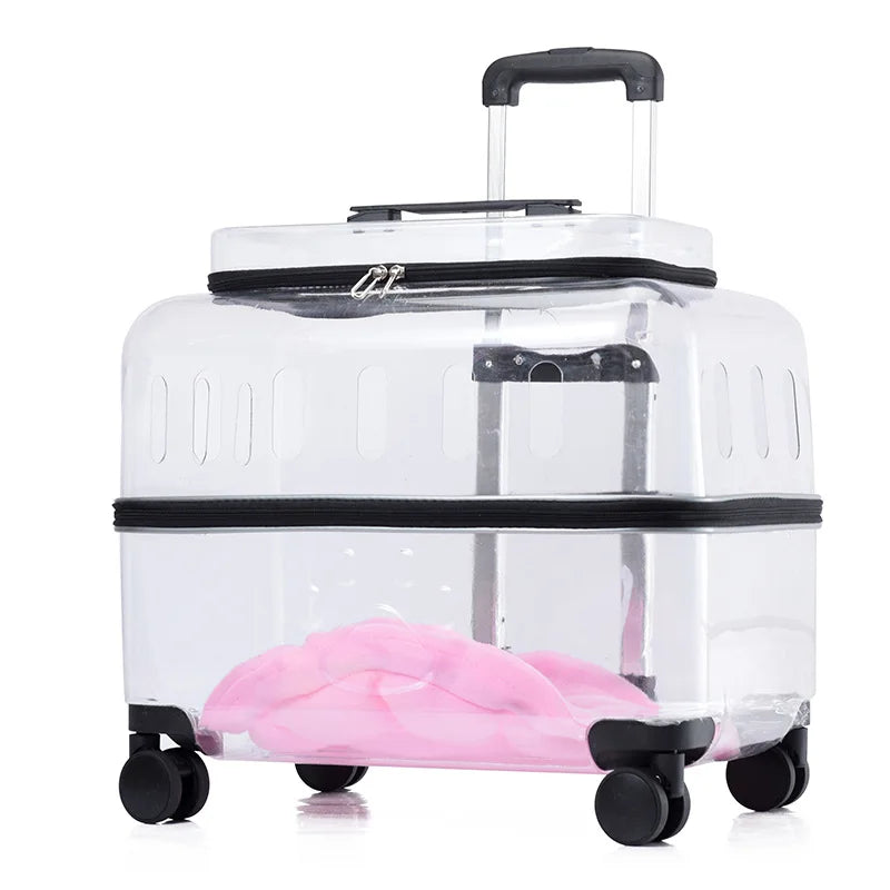 Transparent Travel Pet Carrier Bag