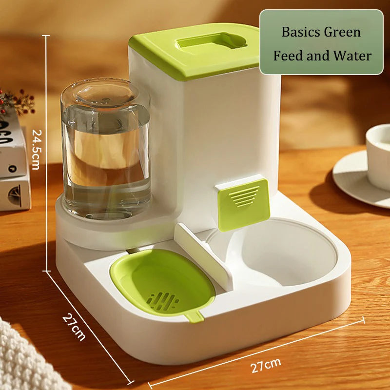 Gravity Pet Feeder & Water Dispenser