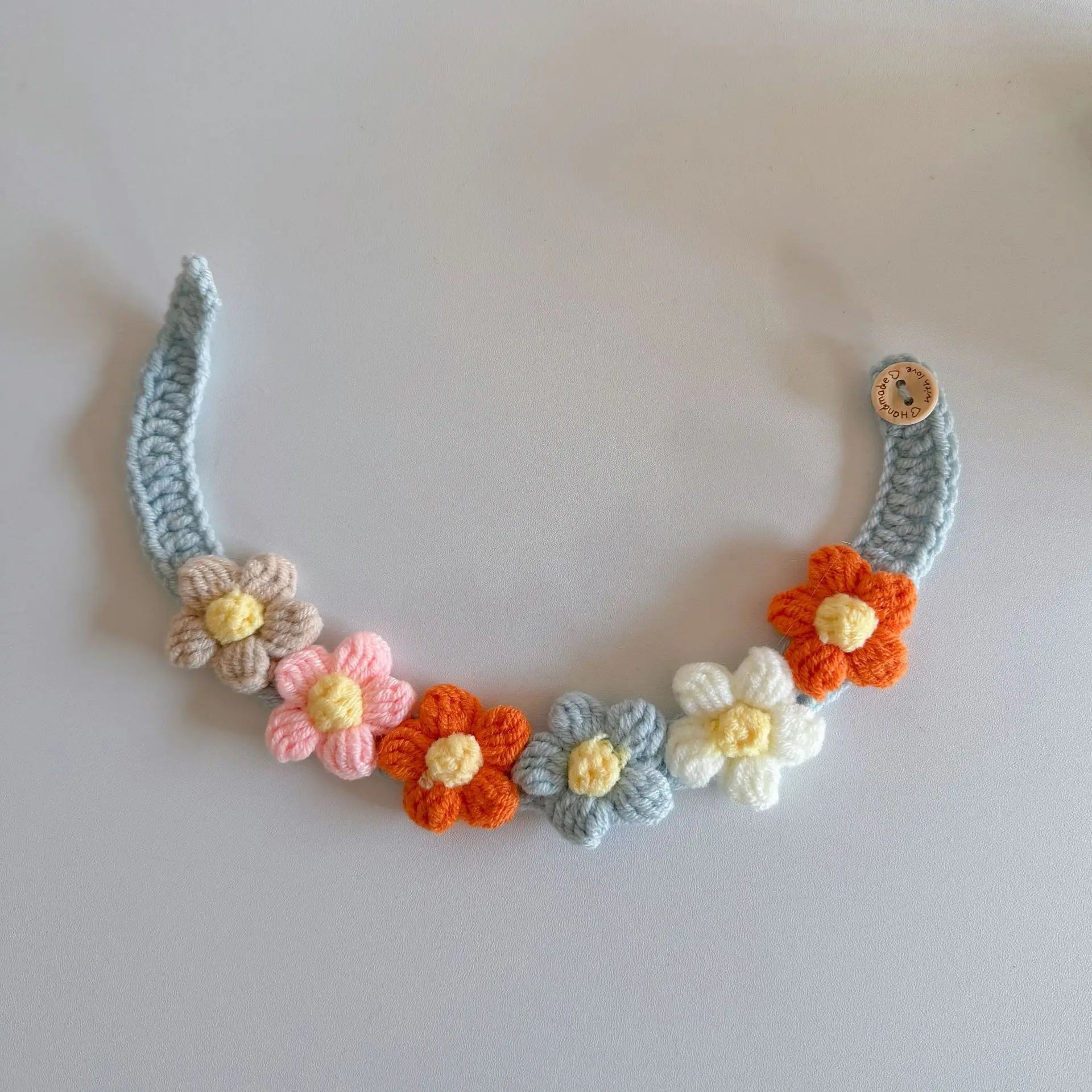 Knit Cat & Dog Collar Bib