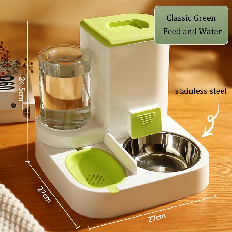 Gravity Pet Feeder & Water Dispenser