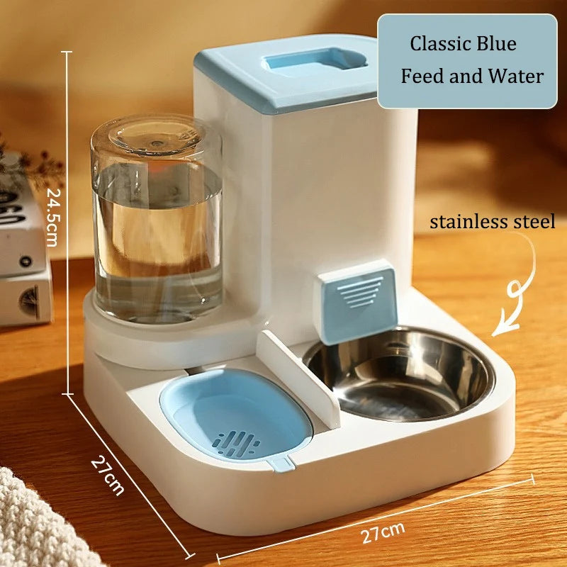 Gravity Pet Feeder & Water Dispenser