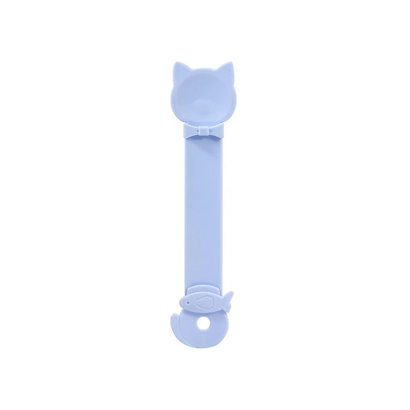 Long-Handle Cat Treat Feeder Spoon