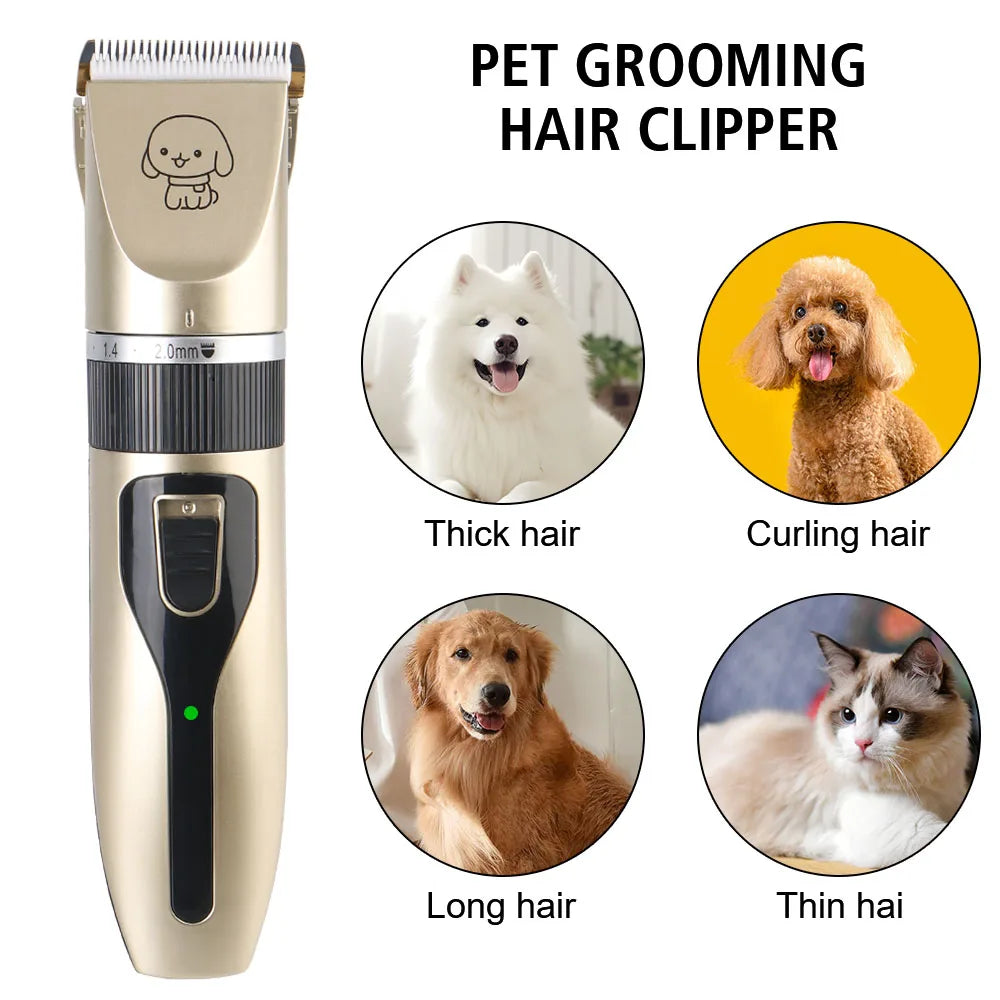 Pet Hair Clipper & Trimmer Set