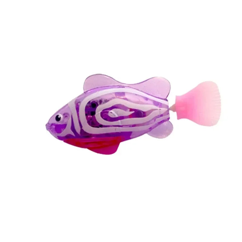LED Interactive Robot Fish Cat Toy