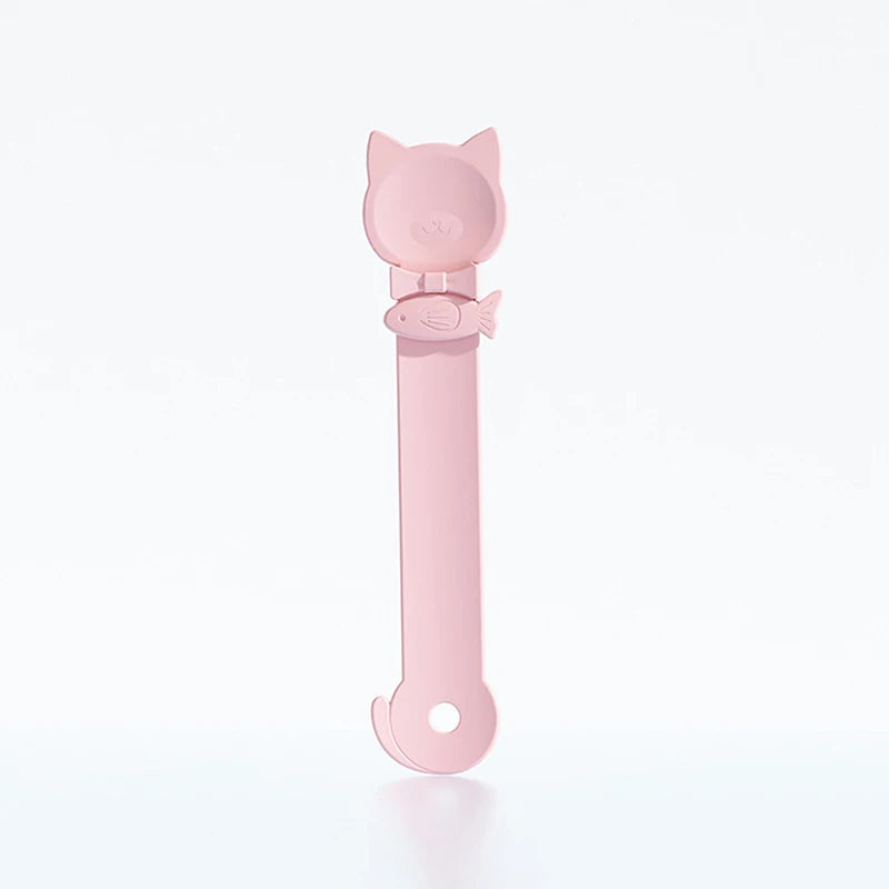 Long-Handle Cat Treat Feeder Spoon