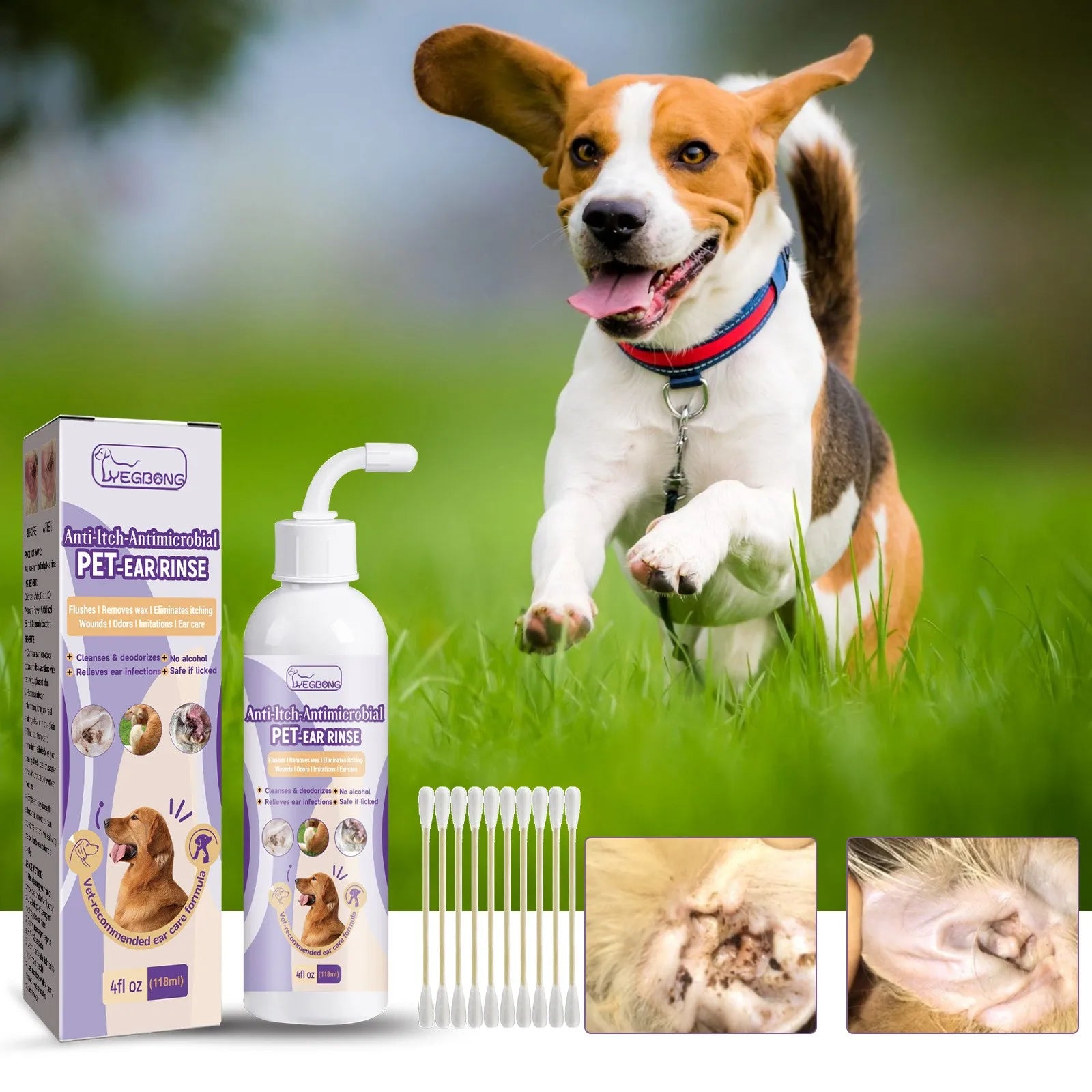 Pet Ear Cleaner Drops