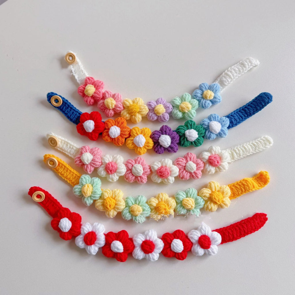 Knit Cat & Dog Collar Bib