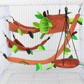 Plush Hamster Hammock & Nest Set (5pcs)